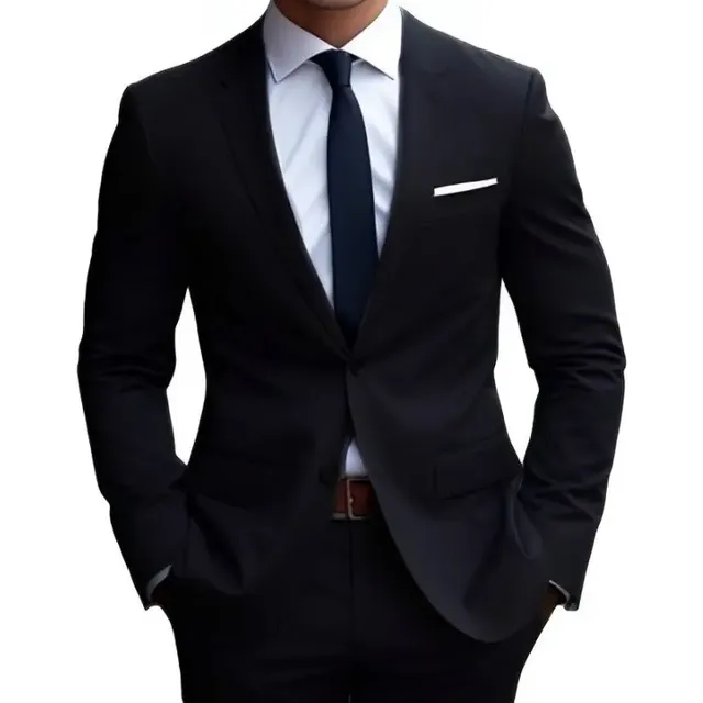 Terno Italiano Slim, Promoção Imperdível Todas As Cores Preto 48 / Calça 42