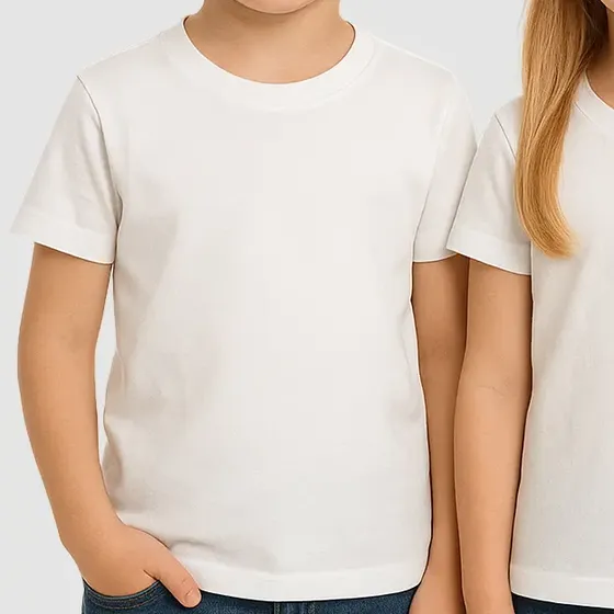 Kit 2 Camisetas Infantil Básica 100% Poliester Sublimação