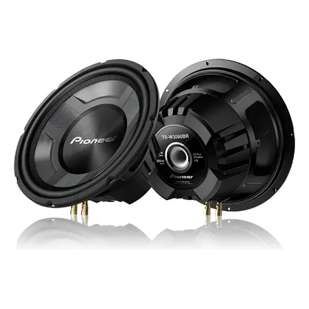 Alto Falante Sub Pioneer Tsw3060br 12' 4 Ohms 350w Rms Bass