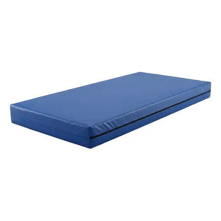 Colchão Solteiro Hospitalar Azul Capa Impermeável Premium Azul Não Requer