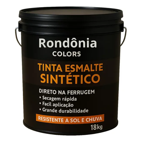 Tinta Esmalte Aplicação Direto Na Ferrugem 18 L Varias Cores
