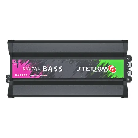 Amplificador Db7000 Stetsom 7000w 1 Ohms Mono Grave Top D+ Preto