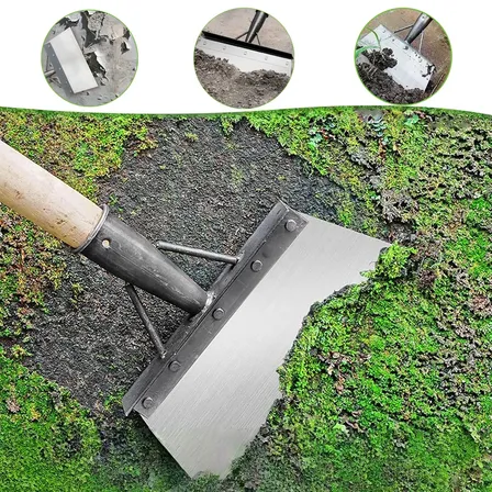 Pá Multifuncional Jardinagem Aço Inoxidável Plana 25cm Prateado