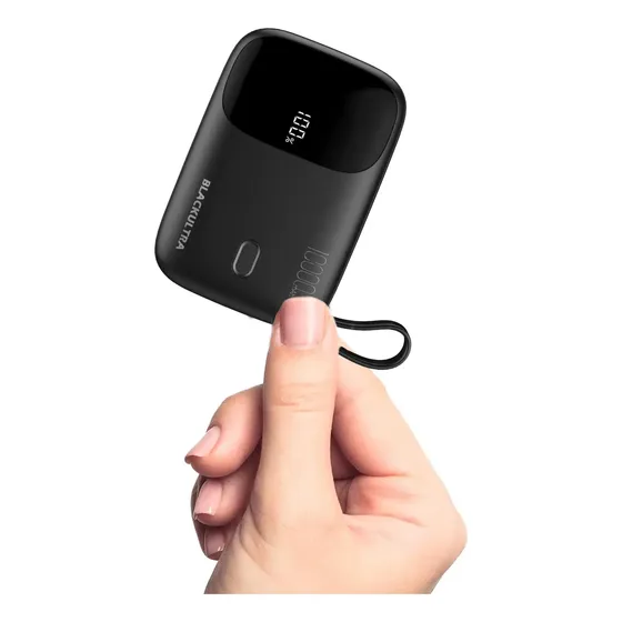 Power Bank Portátil 10000mah Carregador Rápido 22.5w Display