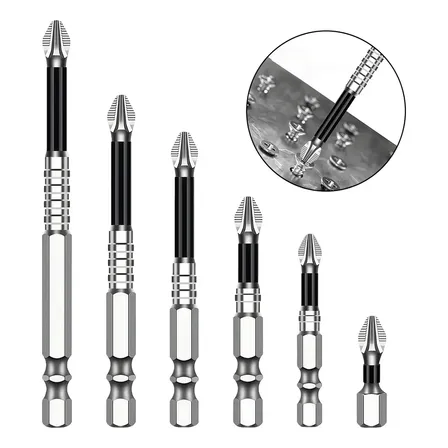 Kit Ponta Bits Magnéticas Antiderrapante Impactos K5 Ph2 6pc
