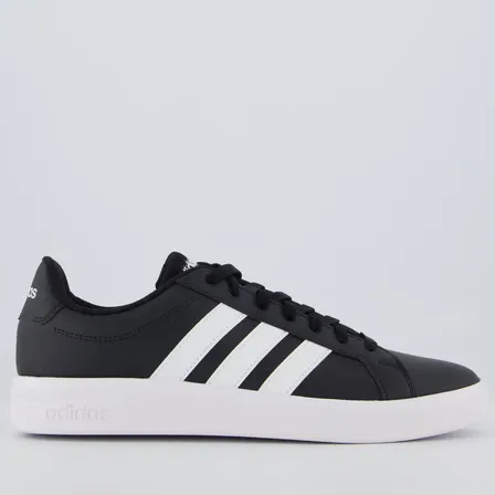 Tênis adidas Grand Court Base 3.0 Preto E Branco Preto - 39 Br