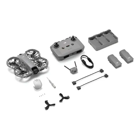 Drone Dji Neo 2 Fly More Combo Controle S/ Tela Br Cinza Cinza