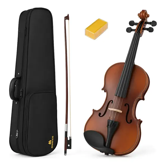 Violino Marinos Cavalete Regulado Luthier Case 4/4 Germany
