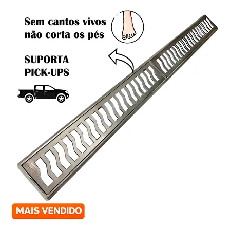 Ralo Linear 10x100 Super Reforçado Suporta Caminhonetes 2,5t