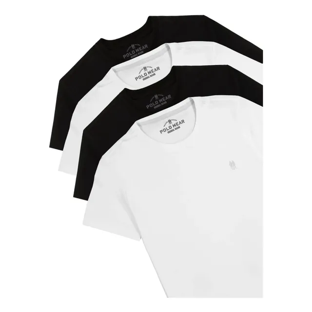 Kit 4 Camisetas Masculinas Polo Wear Sortido Sortido P Liso