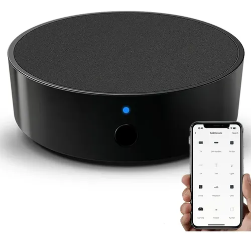 Controle Universal Infravermelho E Rf Wi-fi 2.4ghz Preto