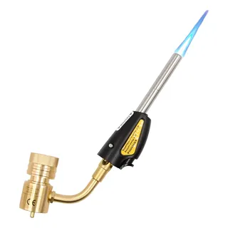Maçarico Turbo Torch Portatil Automatico Mapp 2200oc Dourado