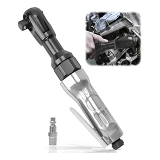 Chave Catraca Reversivel Pneumatica 1/2 Profissional Prata Prata E Preto