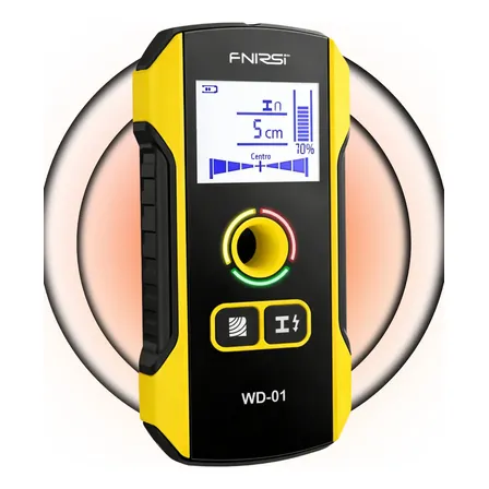 Detector Scanner Parede Tubo Cano Pvc Fio Metal Madeira Cor Preto