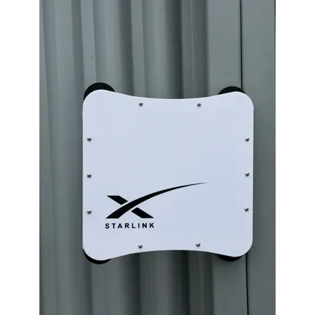 Case Suporte Starlink Mini 4 Ímãs 66 Mm Teto Carro Veicular Branco