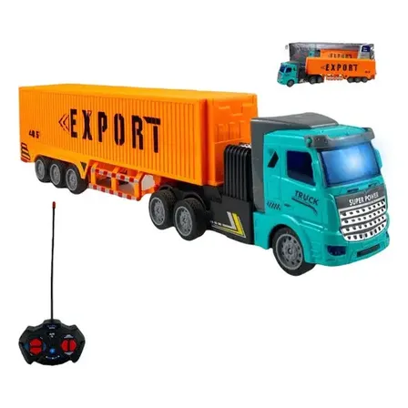 Carrinho Controle Remoto Caminhao Carreta Recarreg Container
