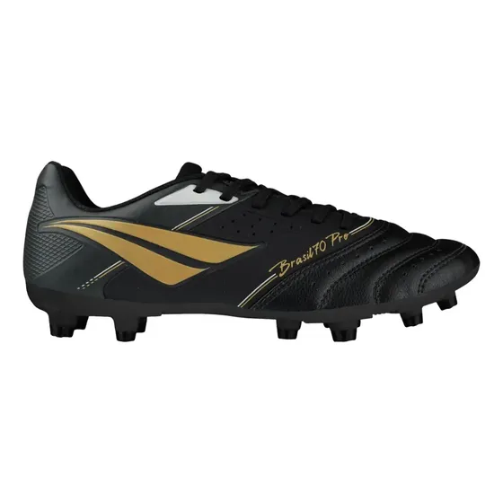 Chuteira Campo Brasil 70 Pro Y-1 Penalty Preto-dourado-branco 42 Br