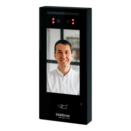 Vídeo Porteiro Xpe 3200 Intelbras,controle De Acesso, Facial Preto