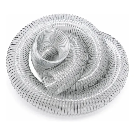 Mangueira Vácuo Ar Pu 2 Pol (51mm) -3 Mts Sucção Zincada