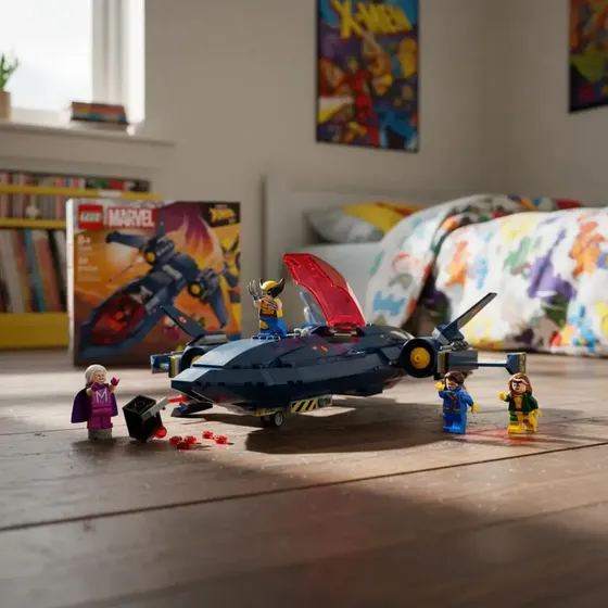 Lego Marvel X-men Jato Dos X-men 359 Peças Cyclops Magneto