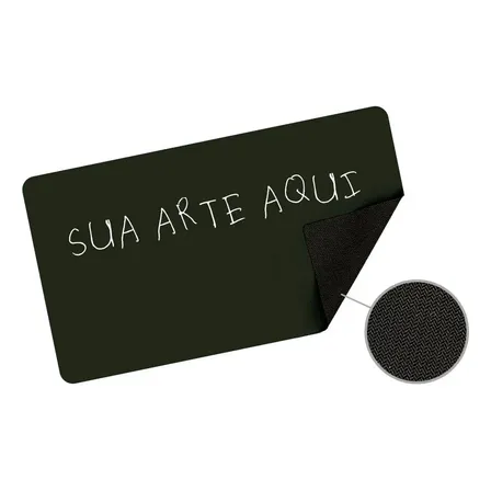 Playmat Personalizado Com Borda Costurada 61x35cm