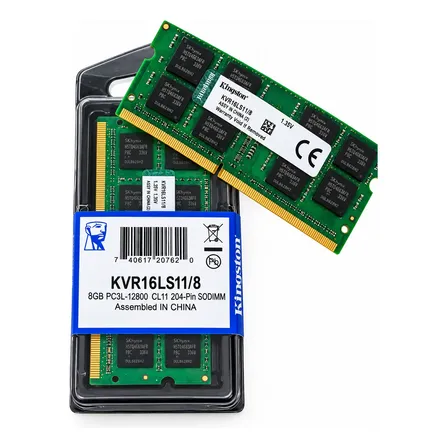 Memória De Notebook 8gb Ddr3l Kingston Pc3l-12800s 1600mhz