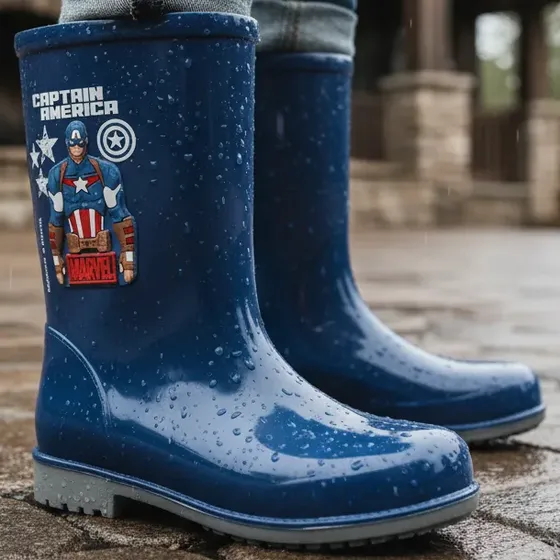 Bota Grendene Kids Marvel Agile Galocha Masculino