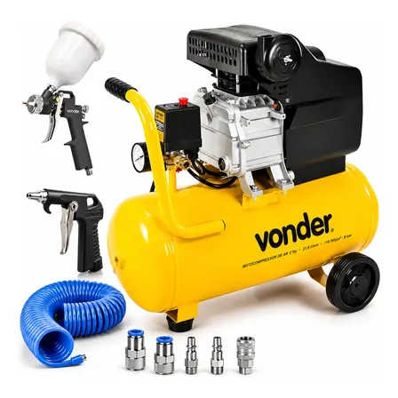 Kit Motocompressor De Ar Vonder Mcv216 21,6l Completo 127v 127v
