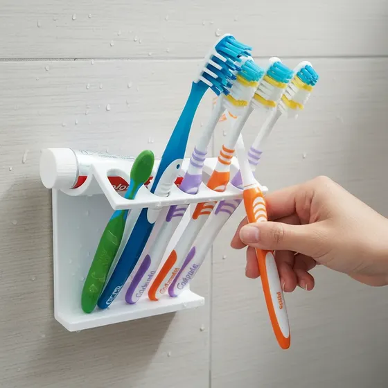 Porta Escova De Dente Suporte Banheiro Parede Higienico