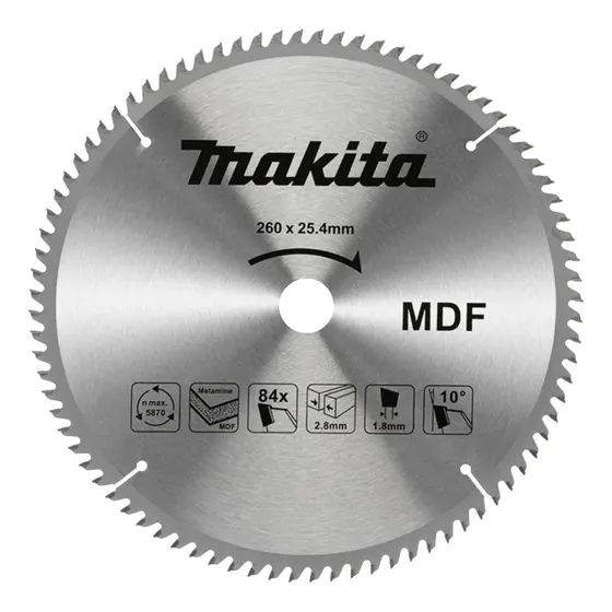 Disco De Serra Tct Makita 10 Polegadas 84 Dentes D-81636
