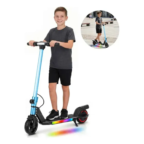 Patinete Elétrico Baka Sport Dobravel 6,5'' 16km/h Azul