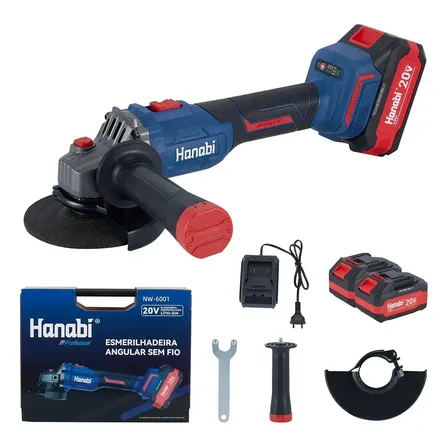 Esmerilhadeira Lixadeira A Bateria Brushless 2x Baterias 20v