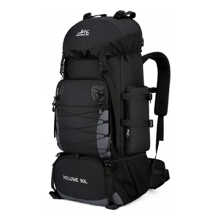 Mochila Cargueira Tática Grande Impermeável Reforçada 90l Preto