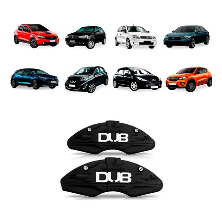 Par Capa Pinça Freio Tuning Esportiva Várias Cores C/trava Preto Outros Modelos