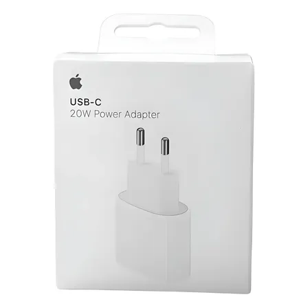 Carregador Apple Original 20w iPhone Tipo C Homologado Nf-e Branco