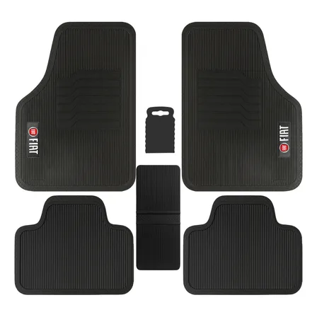 Tapete Emborrachado Carro Personalizado Jogo 5 Peças Fiat 5 Peças Uno 1995 A 2010