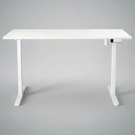 Escrivaninha Elevate Play Elétrica 120x60cm Regulagem Altura Branco