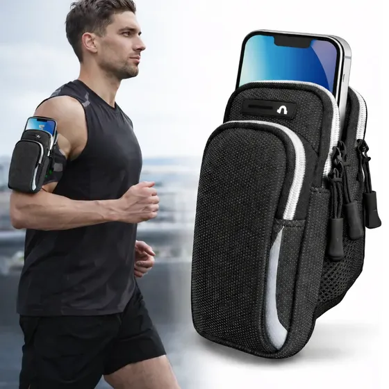 Suporte Porta Celular Braçadeira Corrida Caminhada Esportiva
