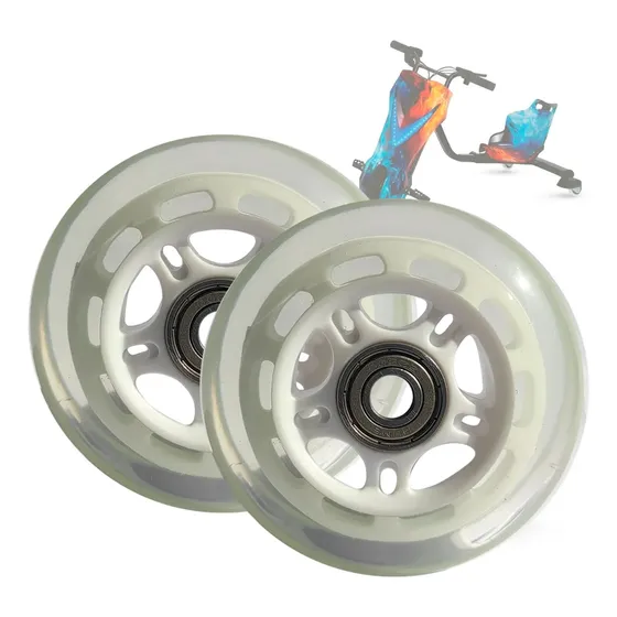 Kit 2 Rodas Traseiras Para Drift Reposição Mais Resistente
