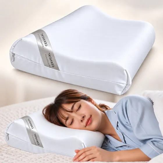 Travesseiro Nasa Cervical Ortopédico Ergonômico Coluna Macio
