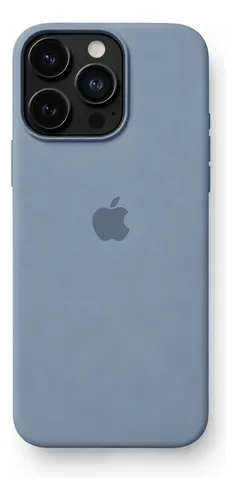 Capa Capinha Para iPhone 14 Pro Max Silicone Azul-petróleo Liso