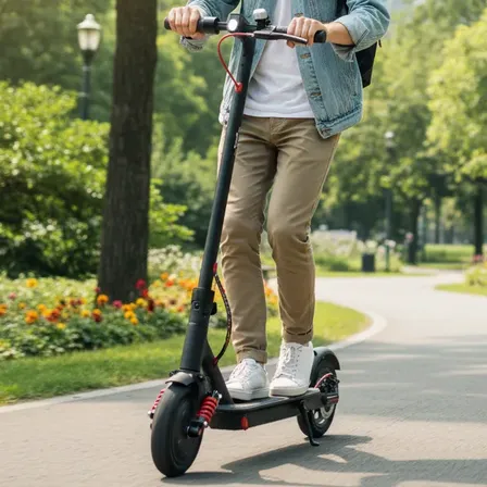 Patinete Elétrico Scooter Adulto 350w Amortecedor Dobrável Preto