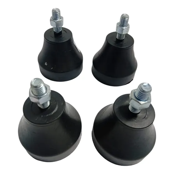 Pés De Borracha Vibra Para Compressor Kit 4 Peças