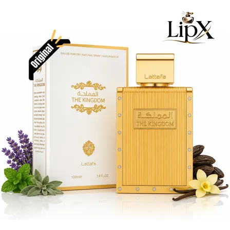 Perfume Arabe The Kingdom Lattafa Eau De Parfum 100ml Com Nf
