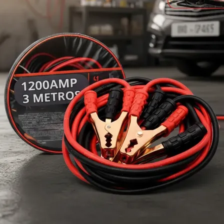 Cabo Bateria Chupeta 3 Mts Emergência Automotivo 1200amp