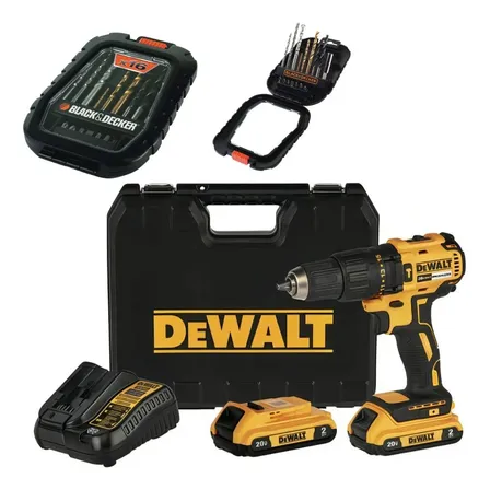 Parafusadeira Brushless 1/2 Pol 20v Bivolt Dewalt Dcd7781d2 Amarelo E Preto 127/220v