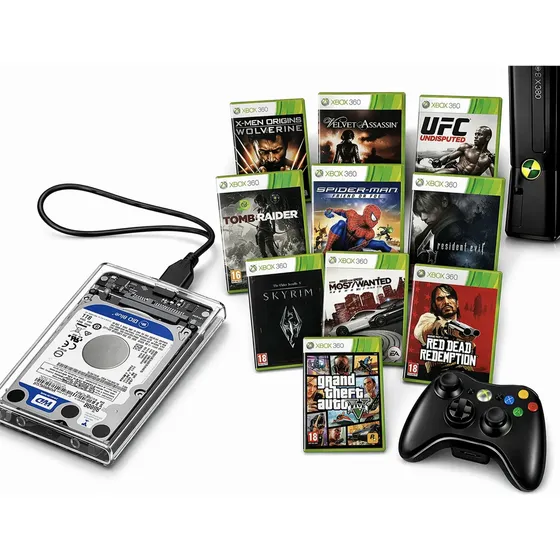 Hd Externo 500gb Compatível Com Xbox 360 Slim Super Slim