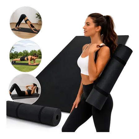 Tapete Tatame Yoga Pilates Eva Antiderrapante 10mm 100x50cm