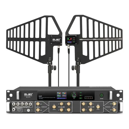 Sistema De Uhf Ativo De Antena Glsd Direcionalgf-210 10canai