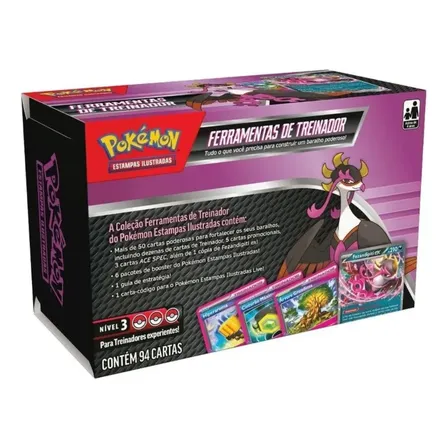 Pokémon Cartas Colecionáveis Fezendipiti Ex Cromadas 94 Unid